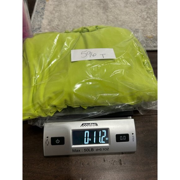 Attitudes By Renee Womens Fringe Open Front Cardigan XL Lime Green Casual Lightw - Picture 9 of 9